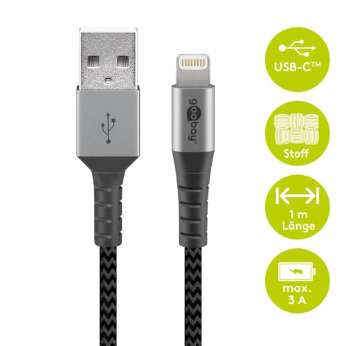 Ladekabel USB-A Anschluss 1M