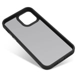 iPhone 12 Pro Max Back Case Transparent Schwarz