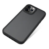 iPhone 12 Pro Max Back Case Transparent Schwarz