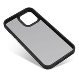 iPhone 12/12 Pro Back Case Transparent Schwarz