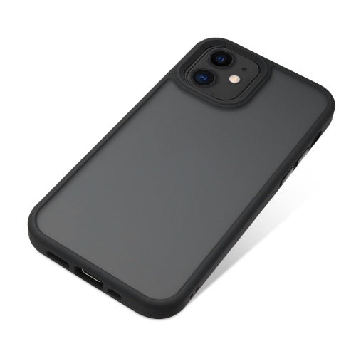 iPhone 12 Mini Back Case Transparent Schwarz