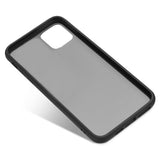 iPhone 11 Pro Max Back Case Transparent Schwarz